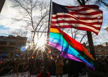Pride flag flies again at Stonewall Inn, challenging federal ban