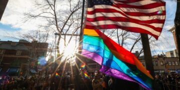 Pride flag flies again at Stonewall Inn, challenging federal ban