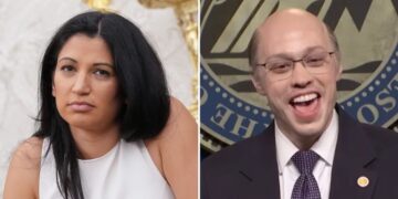 Katie Miller Melts Down at Pete Davidson’s ‘SNL’ Appearance