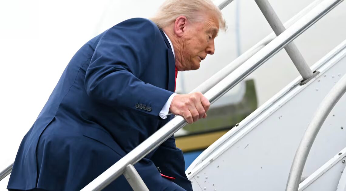 Trump, 79, Gives Advice to TV Host Pal, 60, on How to Not Fall