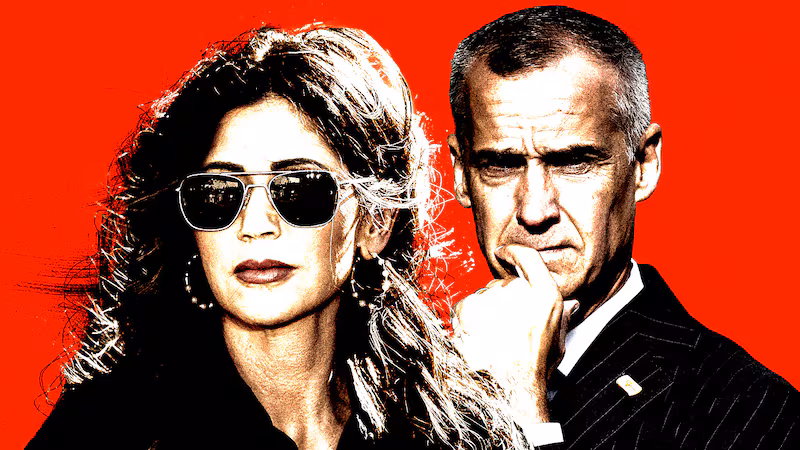 Kristi Noem and Corey Lewandowski