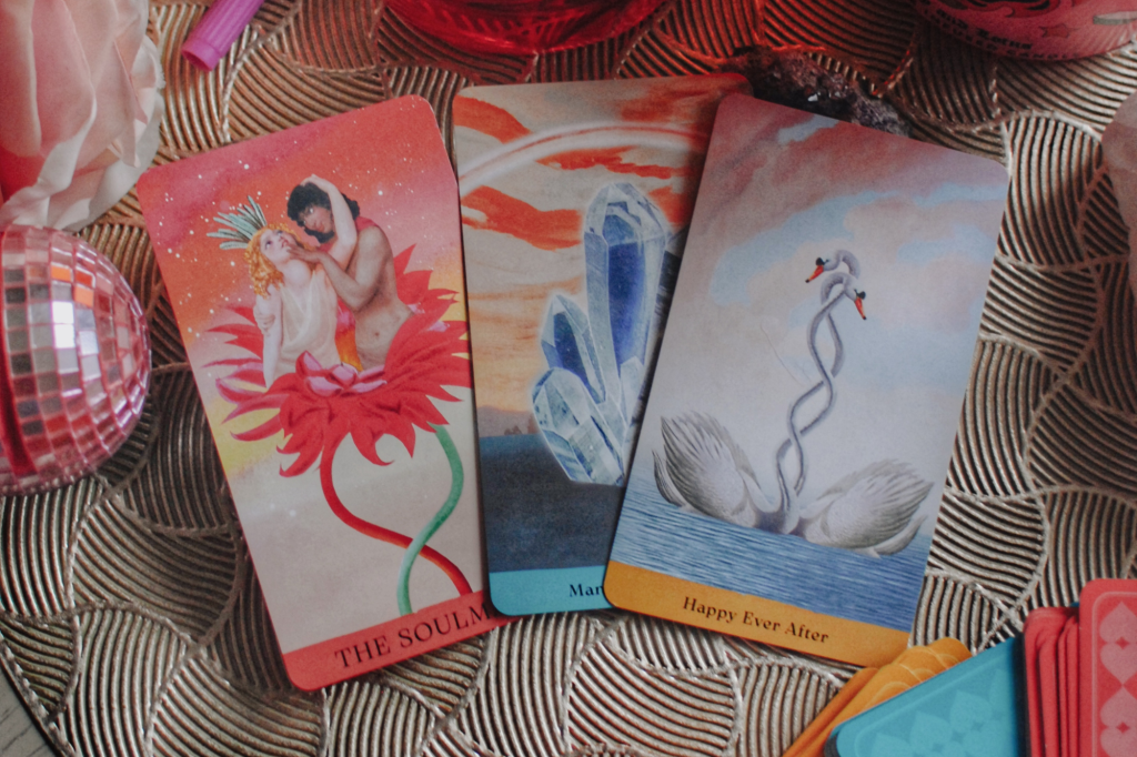 Zodiac Love Match Oracle deck photographed by @inlovewithcameras'
