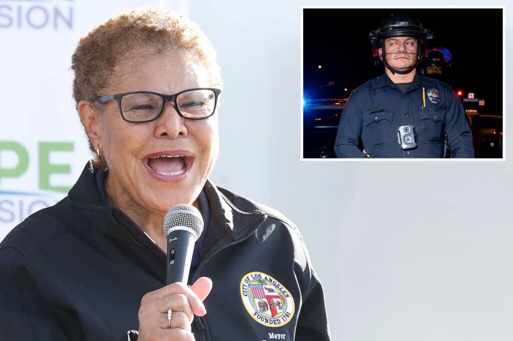 Karen Bass ordered LA cops to turn on body cams at ICE operations. They already do, union says