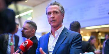 Newsom Shames Silent Republicans Over Trump’s Racist Video