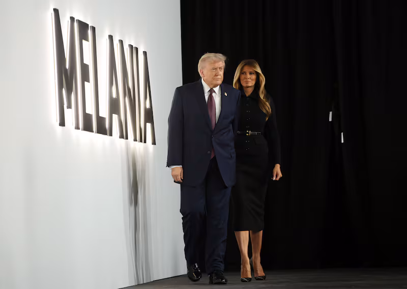 The Trumps rolled out the black carpet for the world premiere of 'Melania' at the Kennedy Center last Thursday.