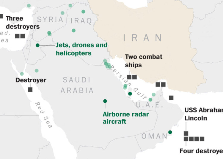 Trump appears ready to attack Iran as U.S. strike force takes shape