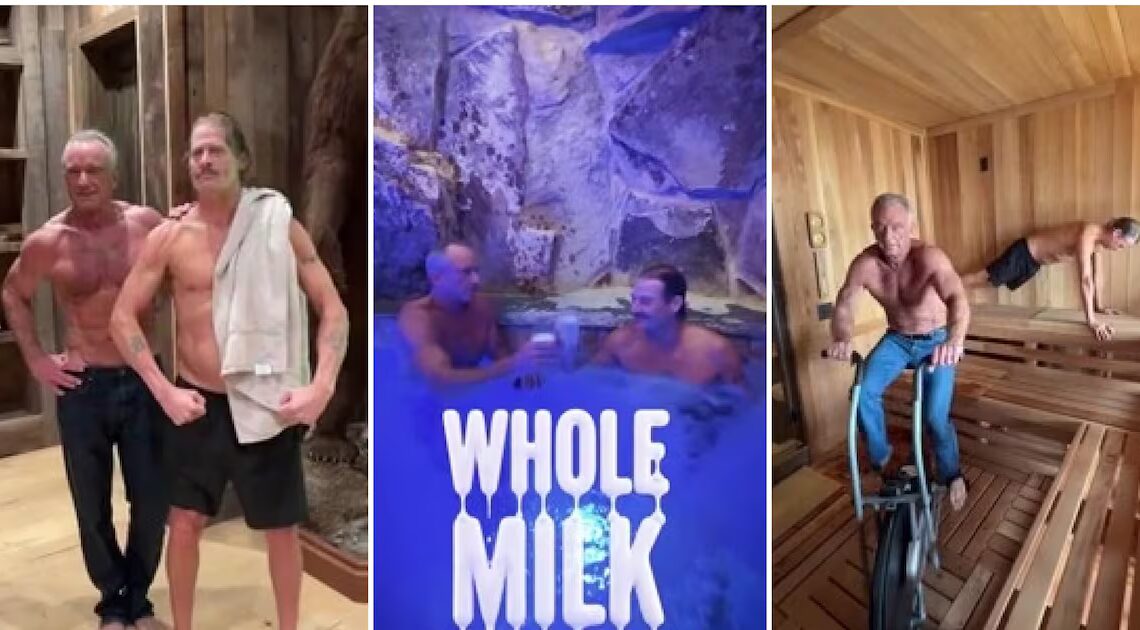 RFK Jr. and Kid Rock Bizarrely Strip Off to Push MAHA Agenda