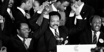 Jesse Jackson won in the end