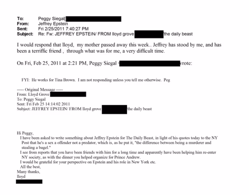 Siegal and Epstein exchange