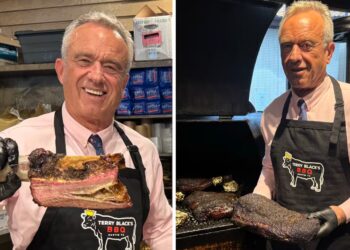 RFK Jr. Ripped for ‘Trying to Be Guy Fieri’ on Food Tour