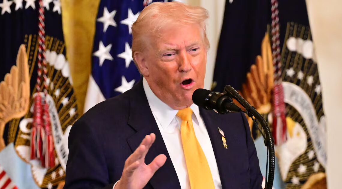 Trump Uses Black History Month Event to Brag About His Ballroom