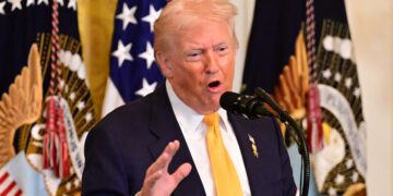 Trump Uses Black History Month Event to Brag About His Ballroom