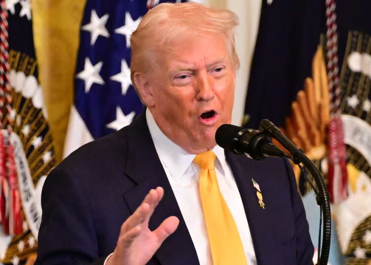 Trump Uses Black History Month Event to Brag About His Ballroom