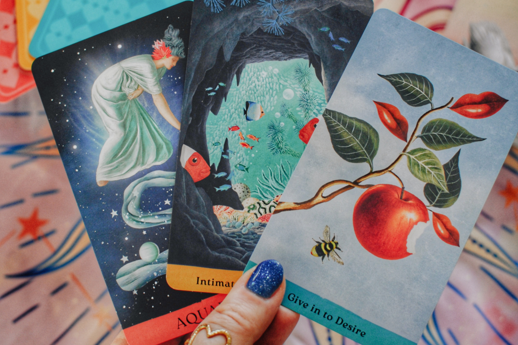 Zodiac Love Match Oracle deck photographed by @inlovewithcameras'