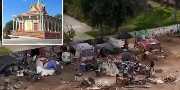 Homeless encampment wreaks havoc at Cambodian Buddhist temple in Fresno