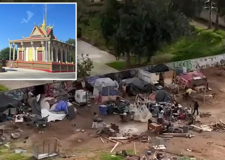 Homeless encampment wreaks havoc at Cambodian Buddhist temple in Fresno