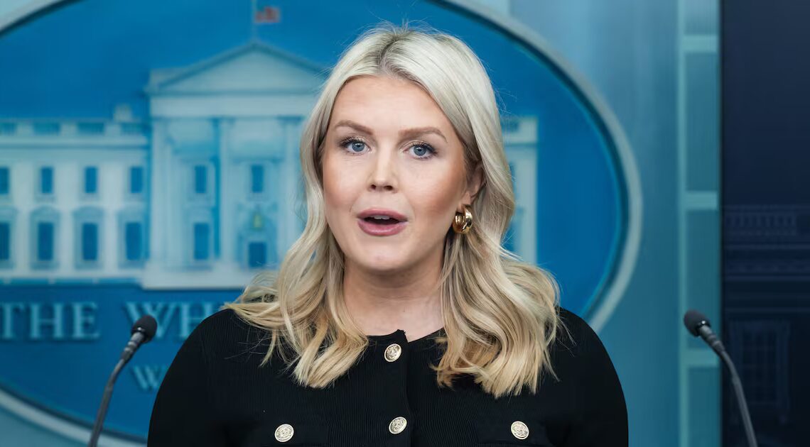 Leavitt Lashes Out at Press Over Trump’s Shifting Story