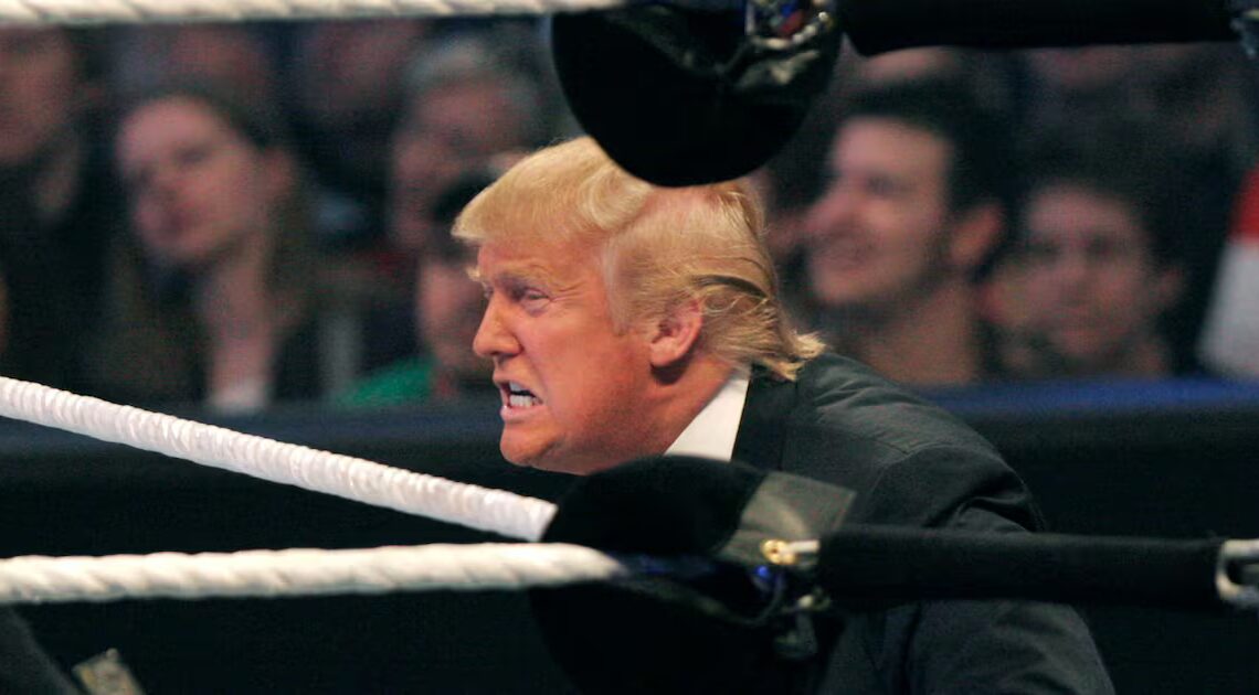 Trump Body-Slammed by Pro-Wrestling Crowd’s Raging ‘F*** ICE’ Chants