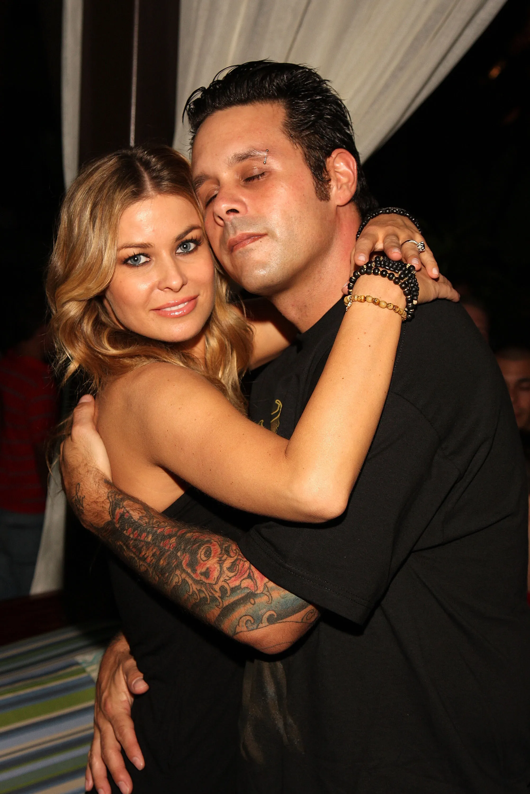 Carmen Electra and Fiance Rob Patterson in Atlantic City, New Jersey, on May 23, 2008.