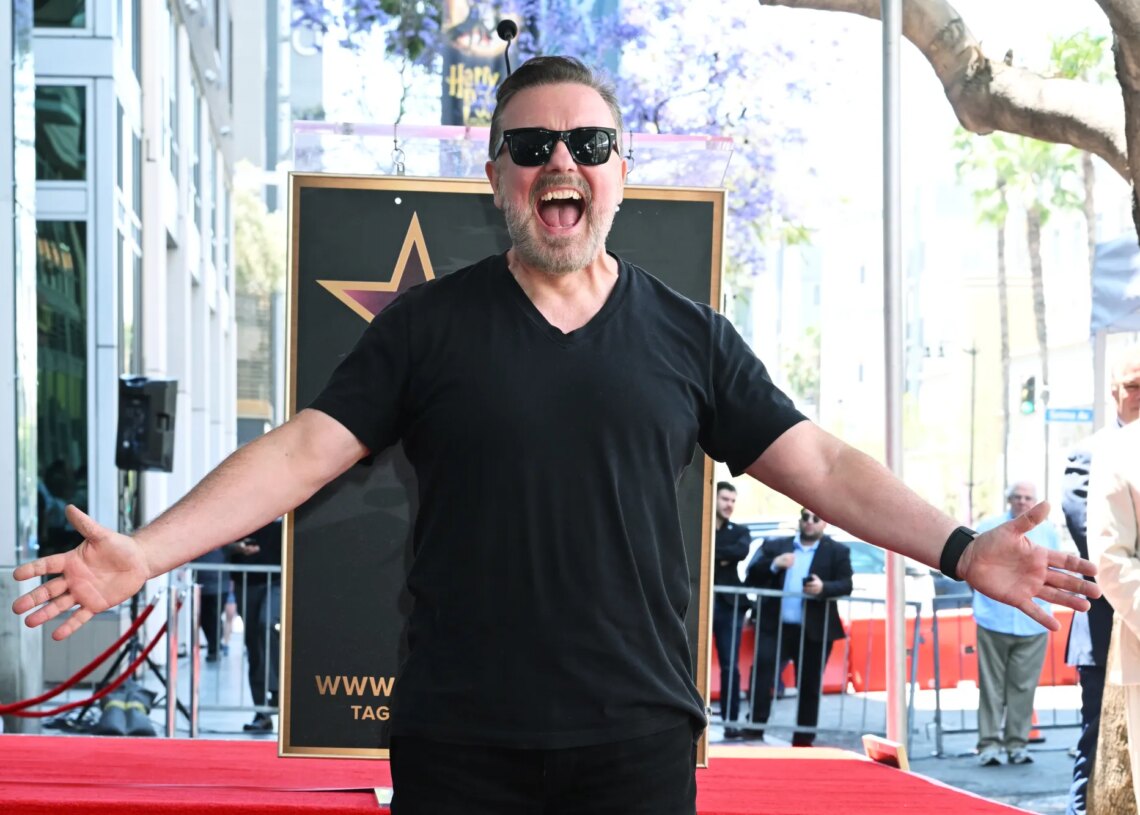 Did Ricky Gervais Really Manage a Popular Rock Band Before He Was Famous?