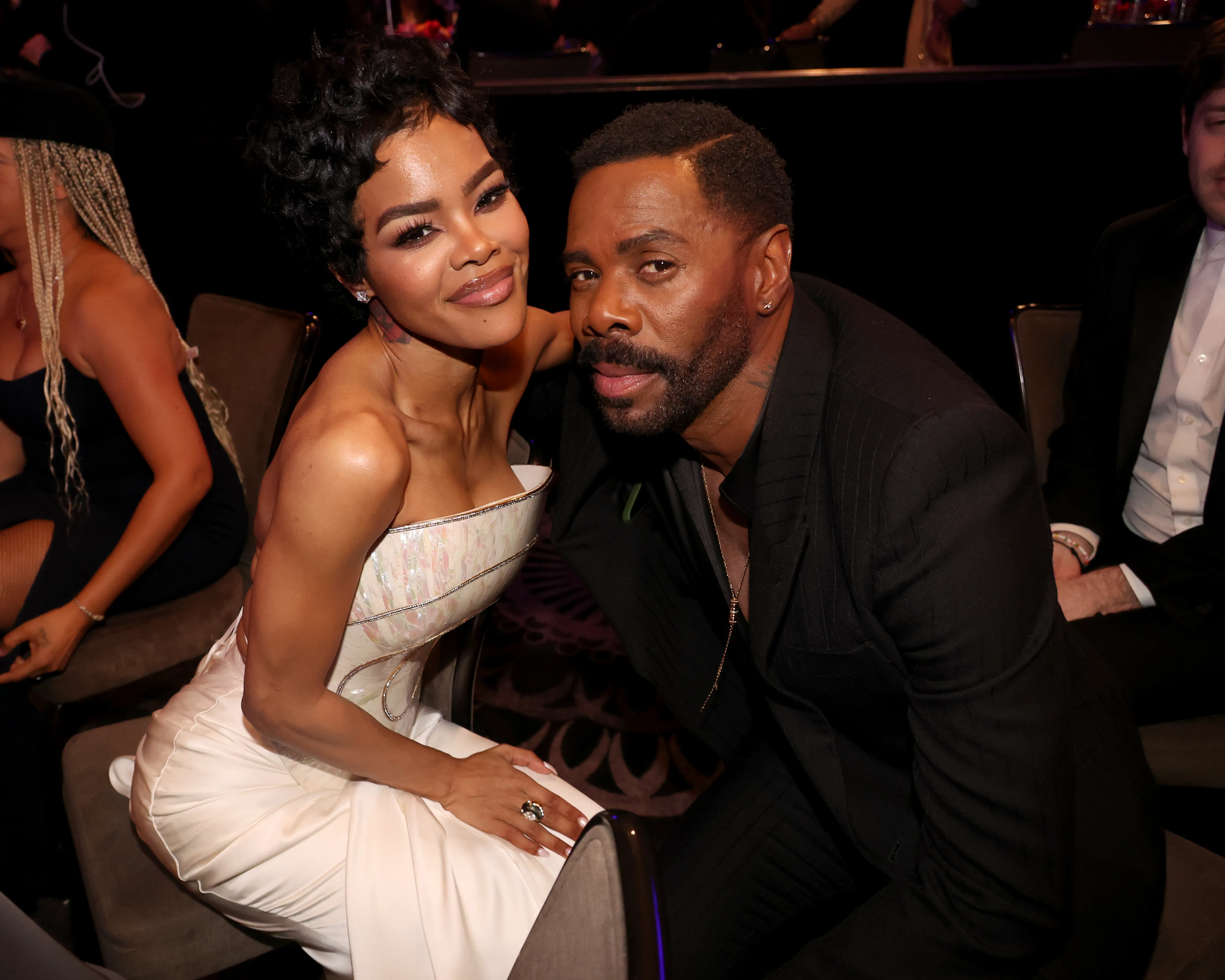 Teyana Taylor and Colman Domingo attends the 68th GRAMMY Awards Pre-GRAMMY Gala 