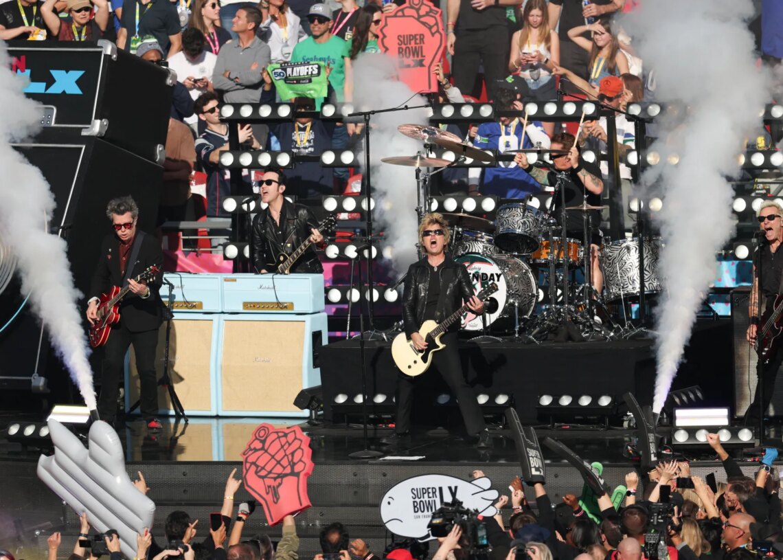 Green Day’s Super Bowl Performance Was an Explosive (And Censored) Rock Show