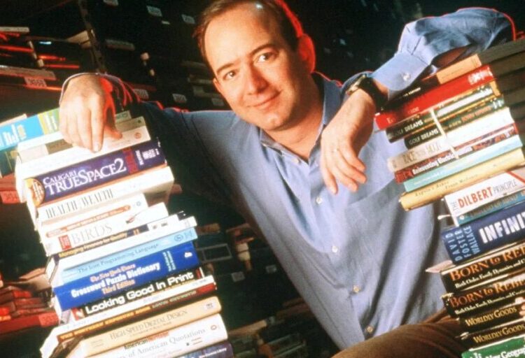 Amazon’s humble history: Jeff Bezos used a rented garage as an office and held team meetings at a local Barnes & Noble