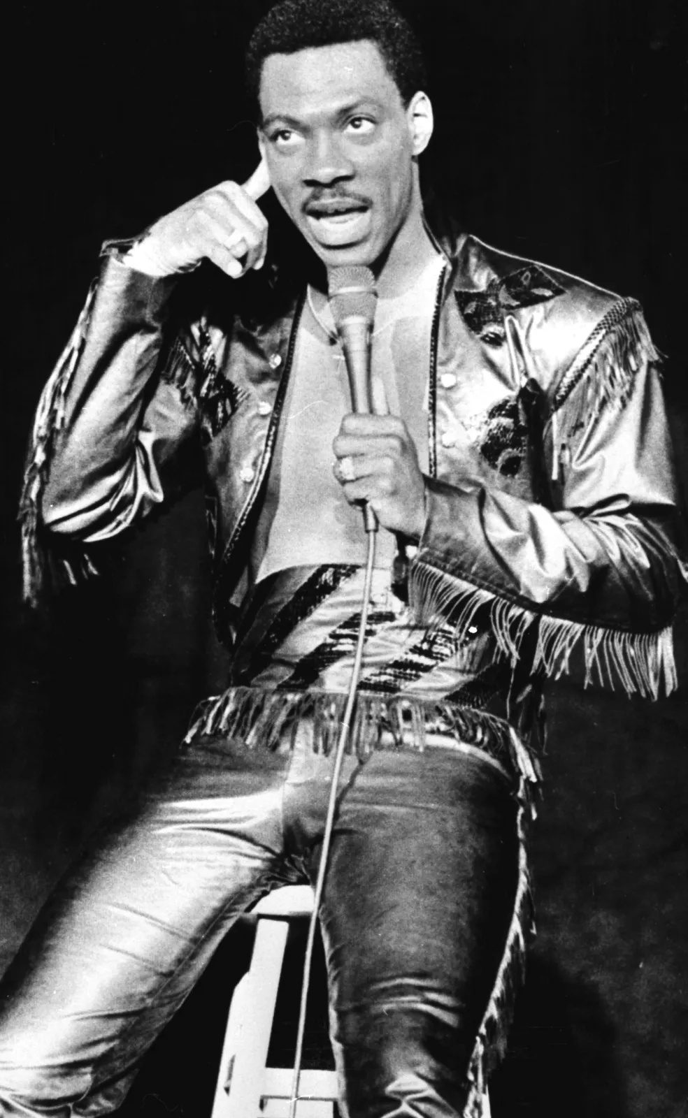A Famous Comedian Destroyed Eddie Murphy’s Leather Suit From ‘Delirious’