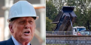 Trump Dumps Remains of East Wing in Local Park