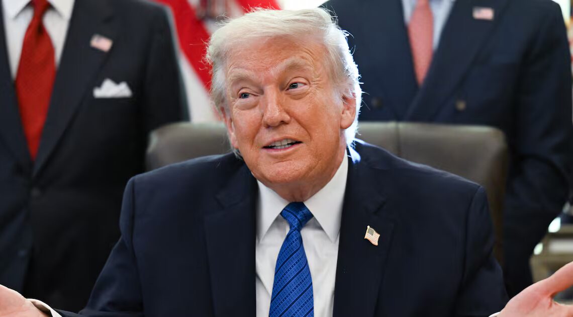 DOJ Makes Bizarre Attempt to Redact Trump’s Face in Epstein Files Photo