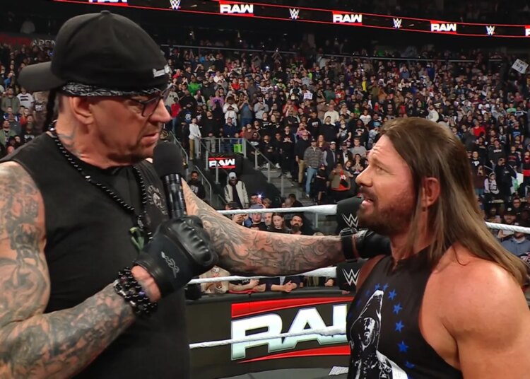 The Undertaker Surprises AJ Styles With WWE Hall of Fame Announcement