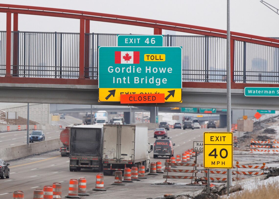 Why is Trump blocking this bridge to Canada? Something stinks.