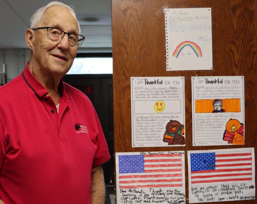 This longtime custodian retired, then signed up as a school volunteer