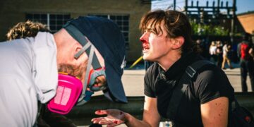 Want to sue ICE for a bloody nose or broken fence? It’s an uphill battle.