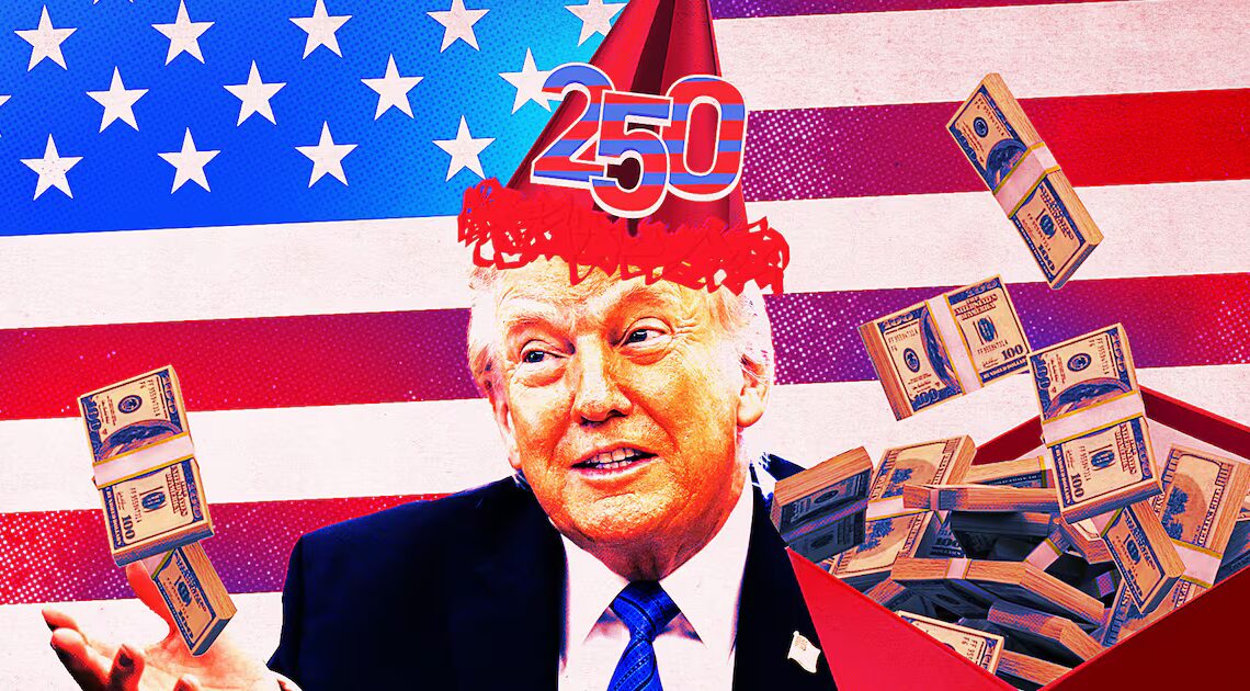 Trump’s Minions Begging Companies for U.S. Birthday Party Funds