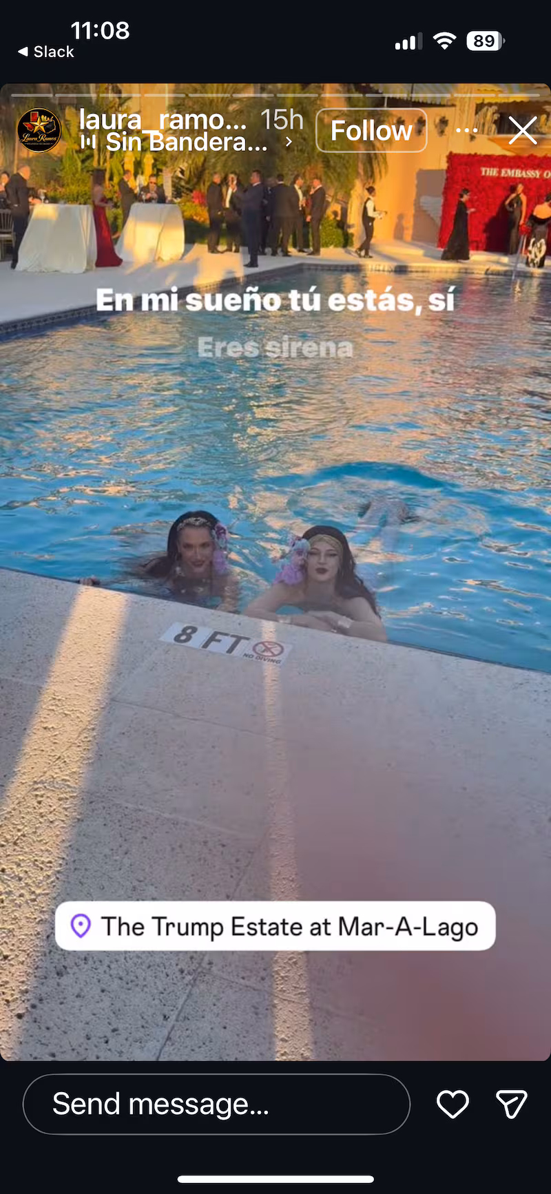 Mermaids were present at the grand event.