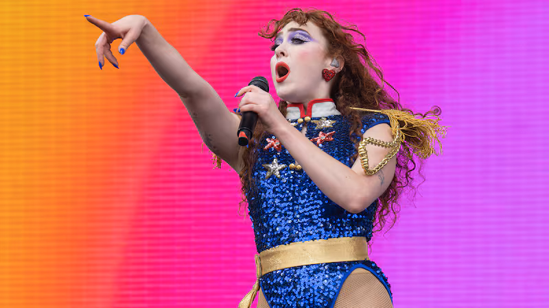 Chappell Roan performing at Outside Lands Festival in 2024.