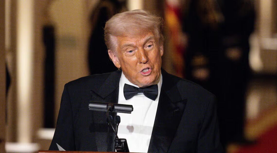 Trump, 79, Upends Decades of Tradition to Take Petty Swipe