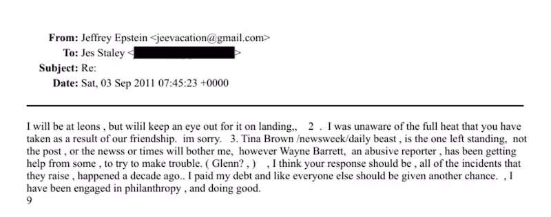 Epstein and Staley exchange