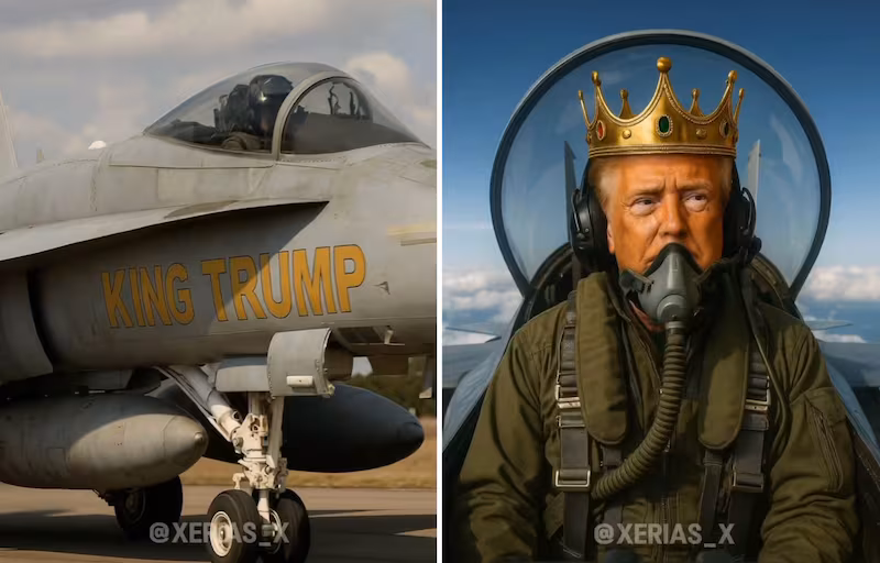 Trump AI Top Gun video