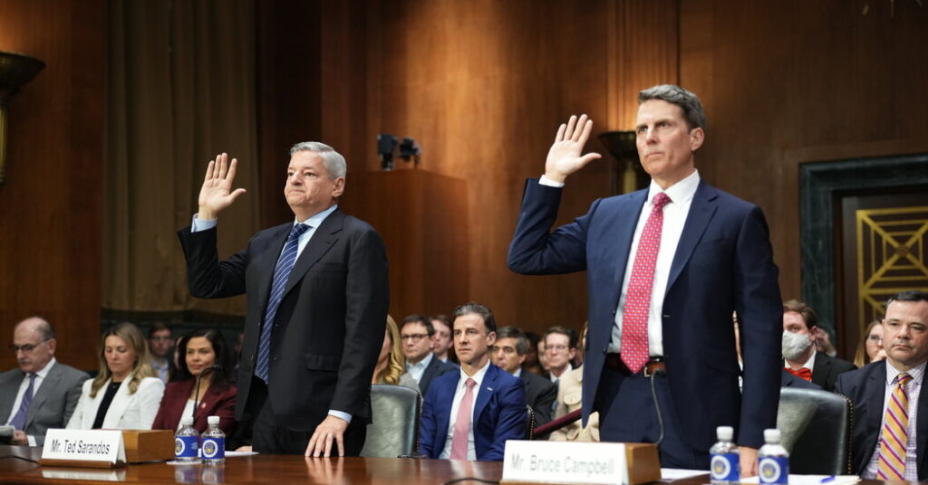 Netflix Leader Pushes Warner Deal Before Skeptical Lawmakers