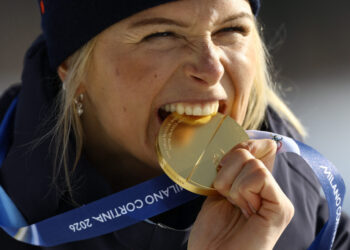 Olympic medal bites are iconic. What do they really mean?