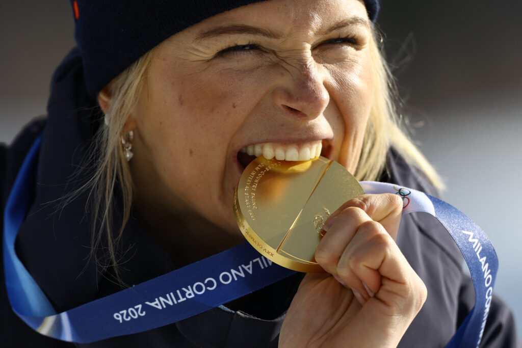 Olympic medal bites are iconic. What do they really mean?