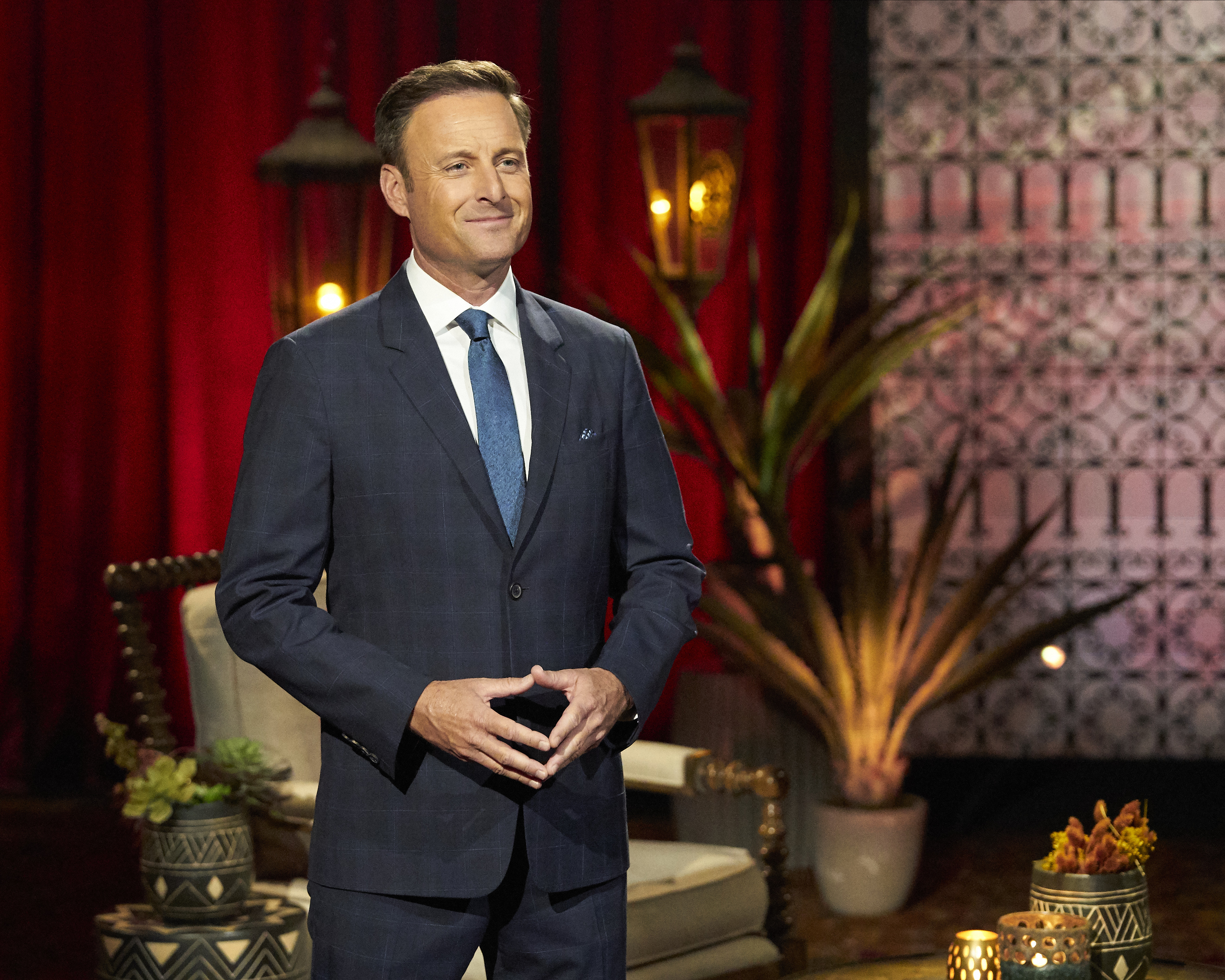 Chris Harrison standing on 