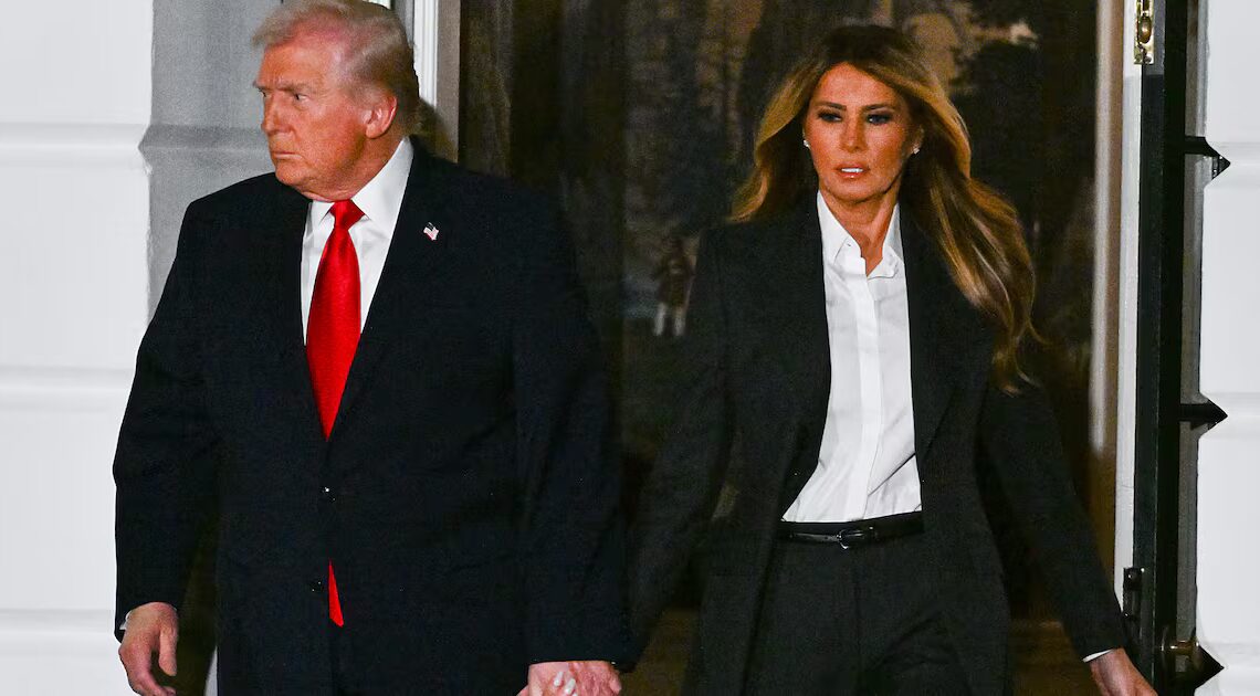 Trump Grifts for ‘Movie Star’ Melania in Primetime Address