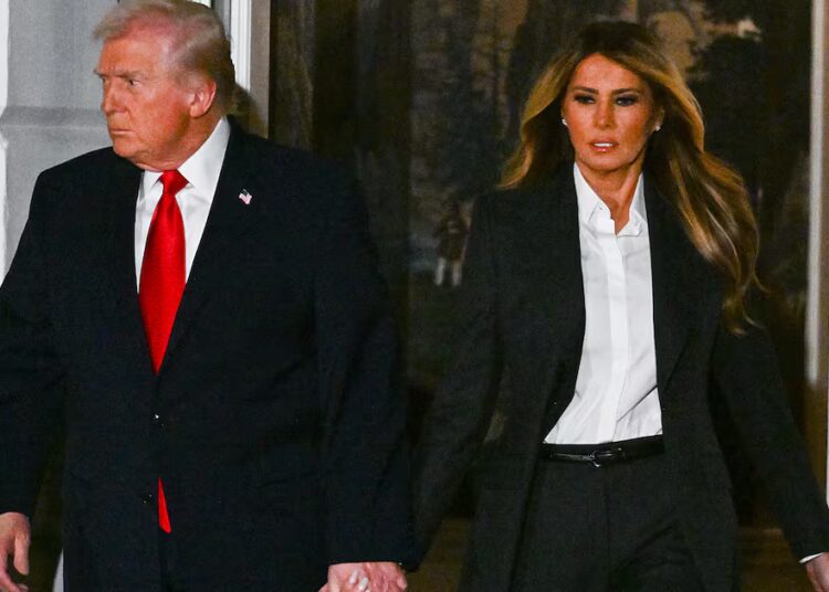 Trump Grifts for ‘Movie Star’ Melania in Primetime Address