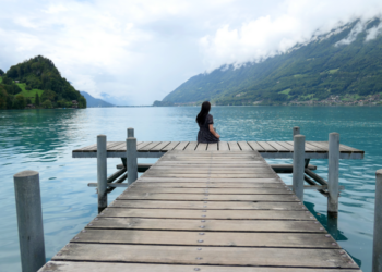 Inspired by Netflix, tourists swarm Swiss village for lakeside selfies