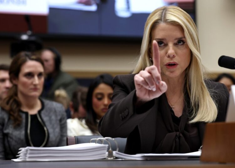 Pam Bondi lashes out as lawmakers press her on Epstein, cases against Trump foes