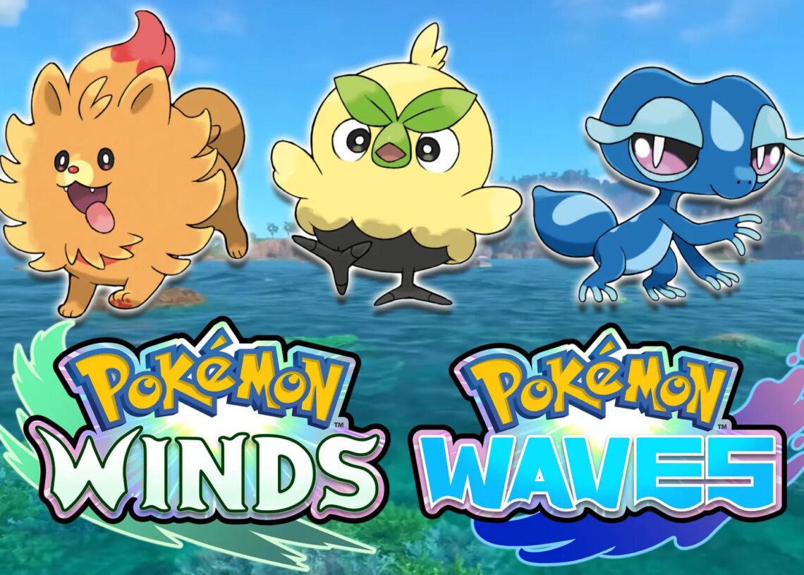 Pokémon Winds and Waves Starters Revealed – Abilities, Stats, and Evolution Leak Details