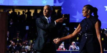 Trump shares video depicting Obamas as apes